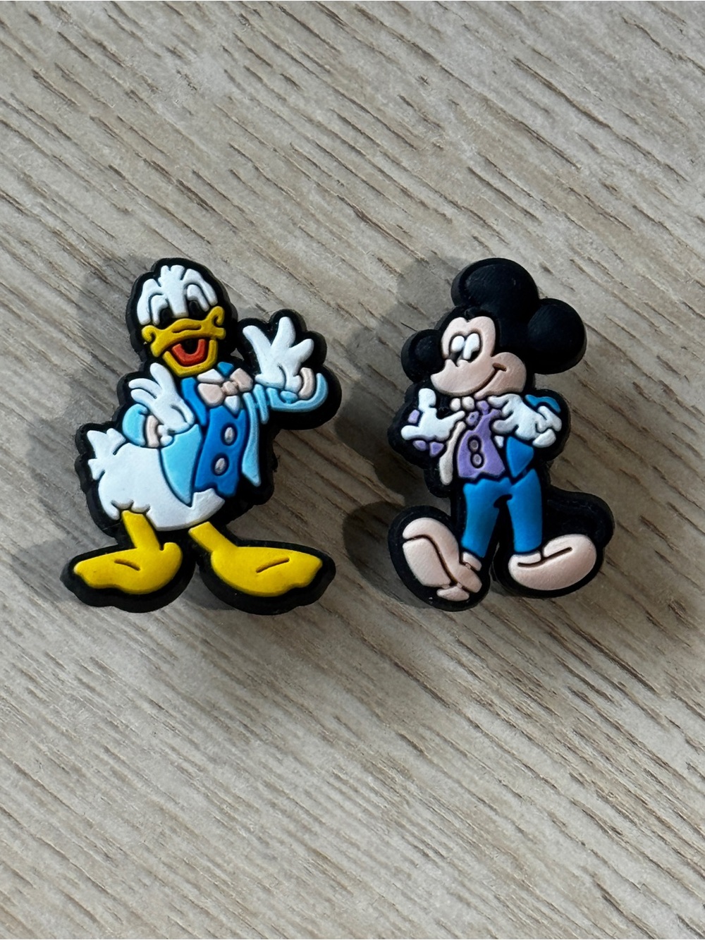 Disney Dapper Donald Duck & Mickey Mouse Crocs Jibbitz Charms